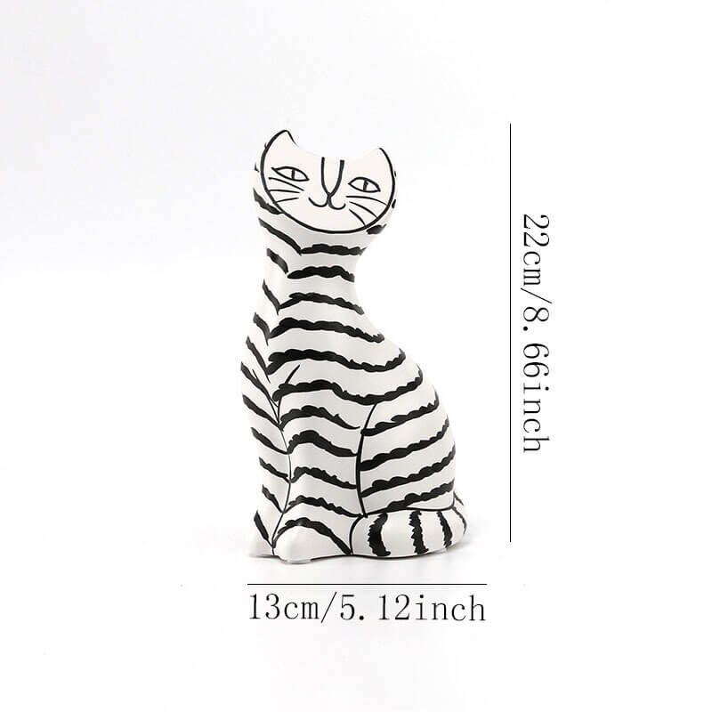 Artistic Tiger Cat Figure
