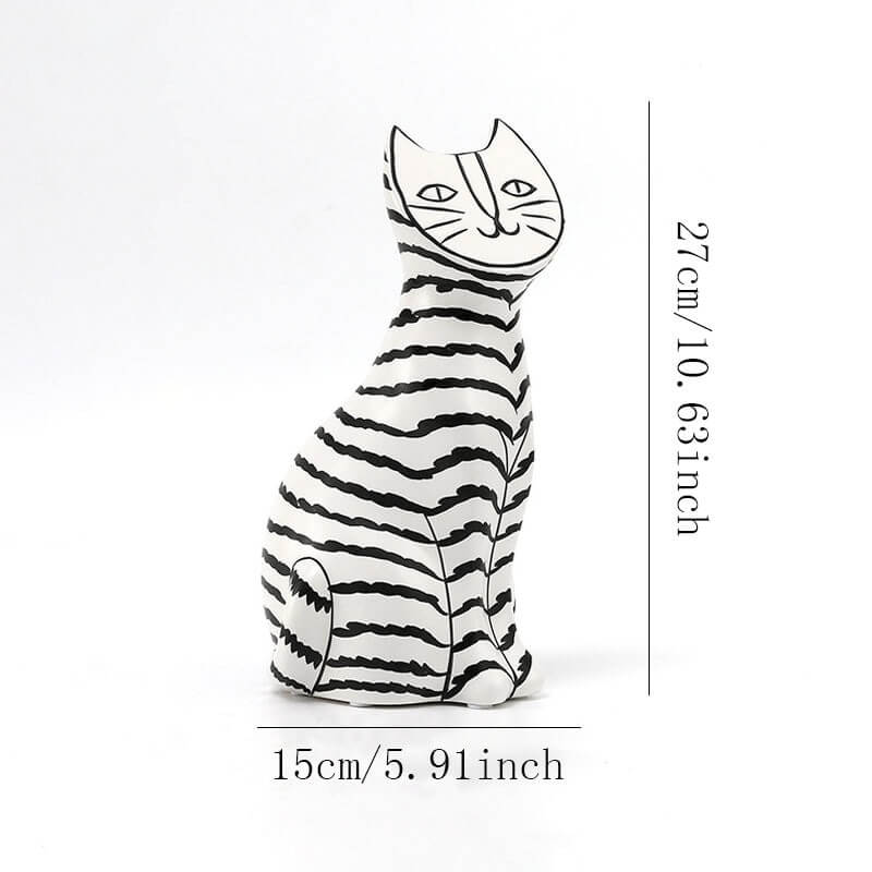 Artistic Tiger Cat Figure