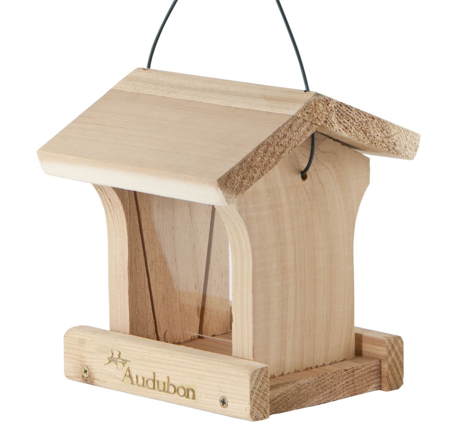 Audubon™ NARANCH1 Natural Inland Cedar Bird Feeder, 8.75", Hand Crafted