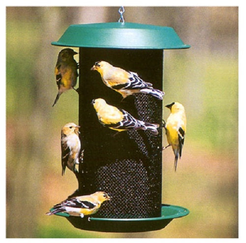 Audubon™ NAMAG2 Plastic Magnum Nyjer Thistle Magnum Bird Feeder, Hunter Green