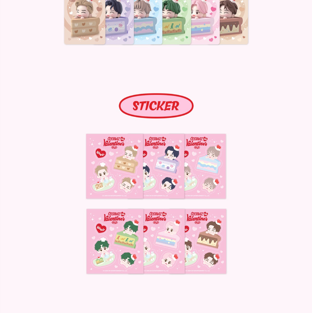(PRE-ORDER) WAYV - CCOMAZ VALENTINE'S CAKE (6 VERSIONS)