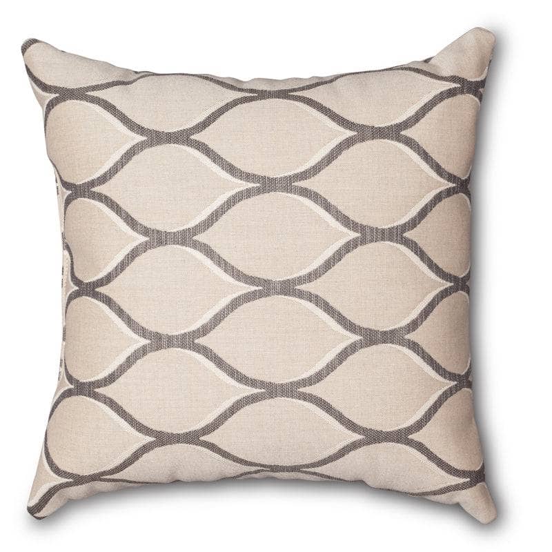 Casual Cushion 18" Throw Pillow in Converge Charcoal