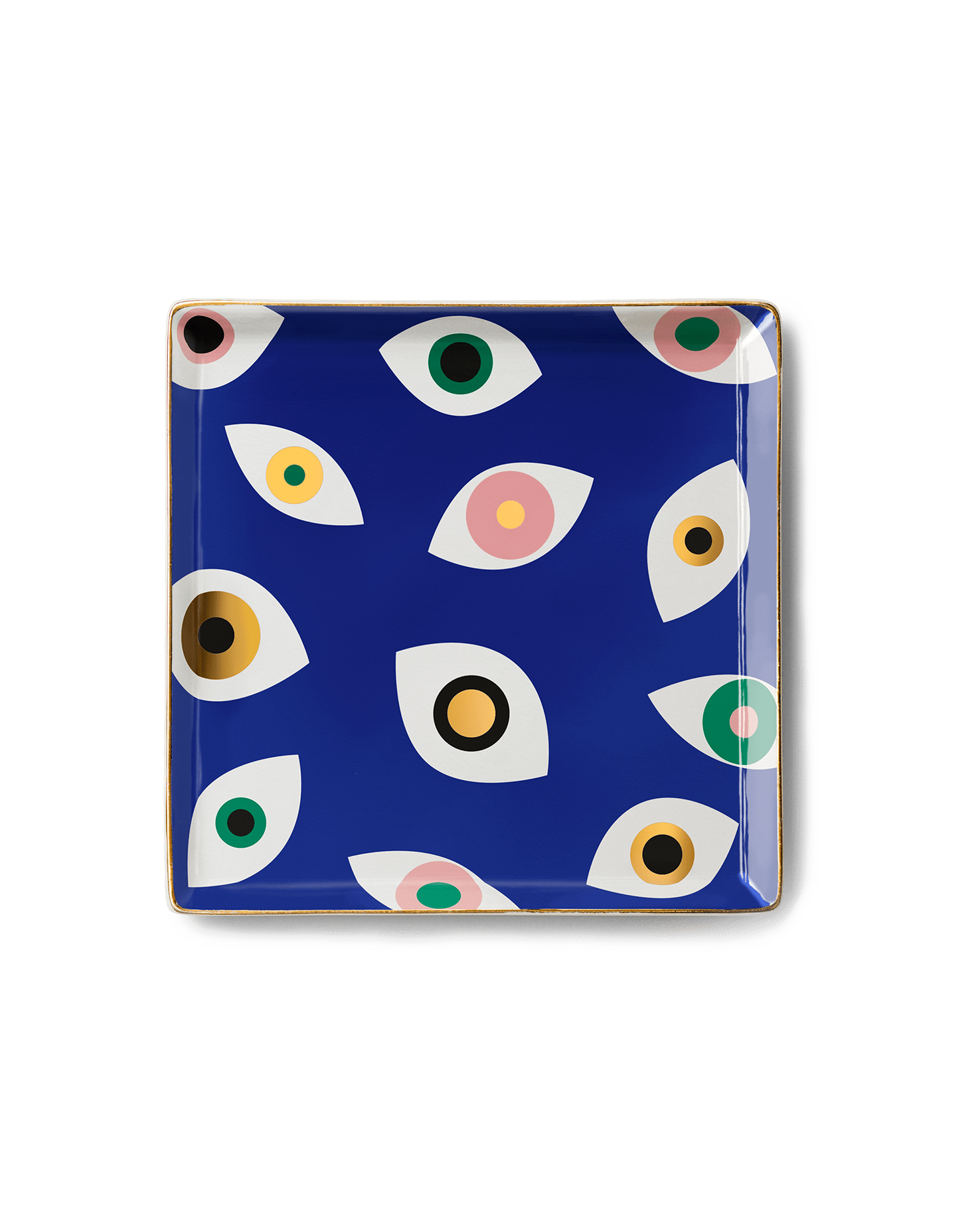 Blue Evil Eye Plates